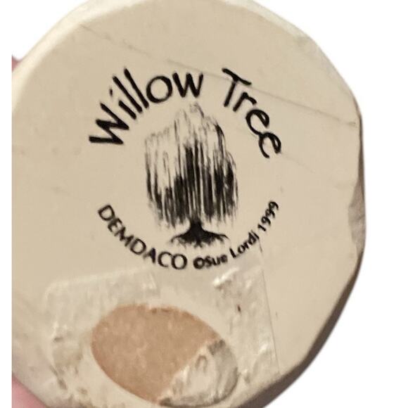 1999 Susan Lordi Willow Tree Angel of Friendship Holding Puppy dog 5" Ornament - Picture 6 of 7